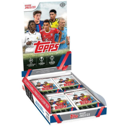 2022-23 Topps UEFA Club Competitions Soccer Factory Sealed Hobby Box